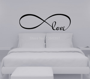 2036867838 Personalized Infinity Symbol LOVE Bedroom Wall Decal Quotes ...