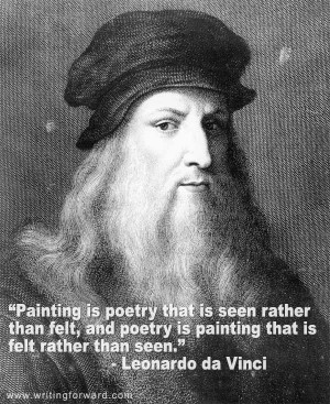 Quotes on Writing: Leonardo da Vinci