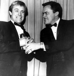 With Robert Vaughn - Man From U.N.C.L.E. award -1966