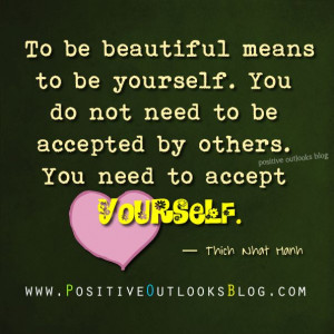 To Be Yourself : Quotes | Positive Outlooks Blog