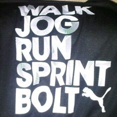 ... Bolt that is! #running #run #exercise #fitness #quote #motivation
