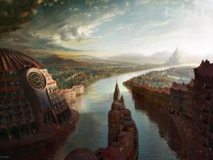 Fantasy City Wallpaper/Background 1600 x 1200 - Id: 386875 - Wallpaper ...
