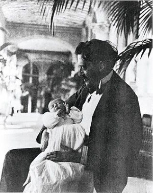 George Vanderbilt with little Cornelia. Sweet pic George Vanderbilt ...