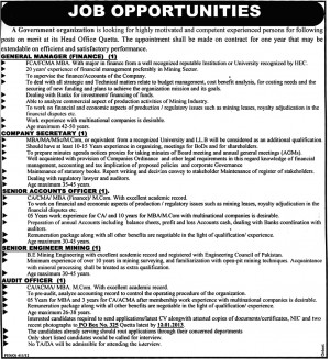 Government Jobs in Quetta Balochistan December 2012 Government Jobs in ...