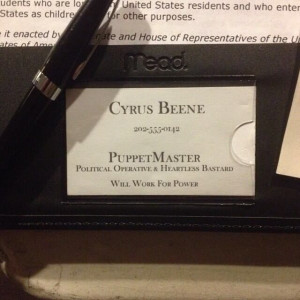 Scandal Props Cyrus Beene