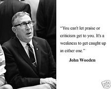 Coach John Wooden UCLA Famous Quote 8 x 10 Photo Picture #s1