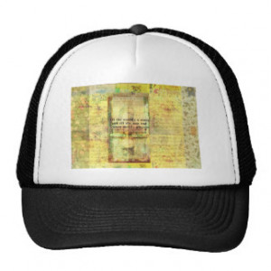Shakespeare quote All the world's a stage ART Trucker Hats