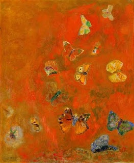 Evocation of Butterflies by Odilon Redon - 1911
