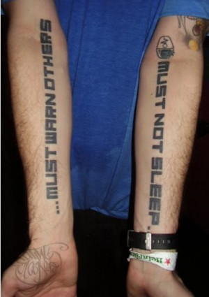 Aesop Rock has used these quotes as lyrics in the chorus of ...