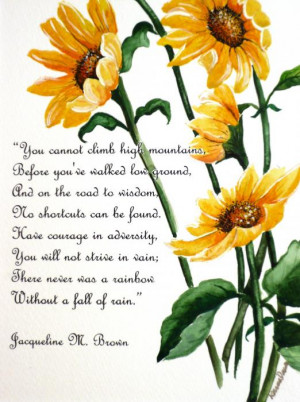 Search Results for: Poems About Sunflowers