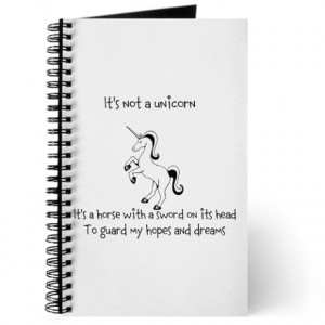 Cute Gifts > Cute Journals & Spiral Notebooks > Funny Unicorn Journal