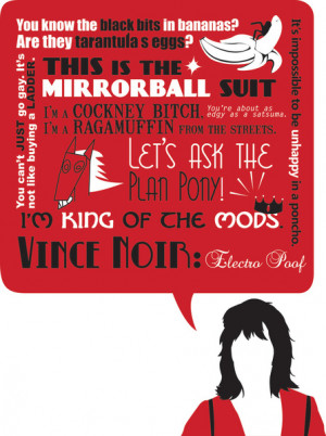 Vince Noir Quotes Art Print