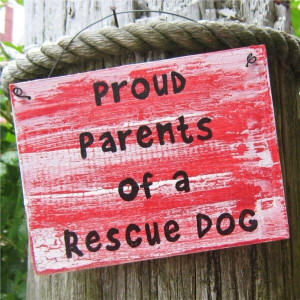 Proud Parent of a Rescue Dog