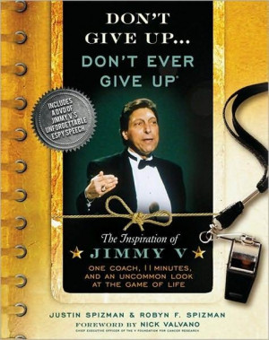 Jimmy V Quote Poster Jimmy valvano quote