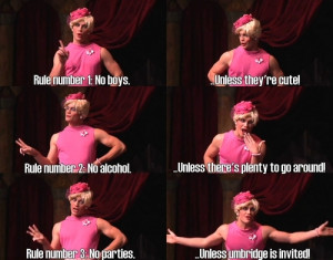 Umbridge's rules. - a-very-potter-musical Photo