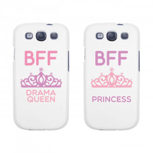 Amazon.com: Cute Best Friend Phone Cases - Drama Queen and Princess ...