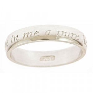 Inspirational Quote Rings in Affordable Sterling Silver