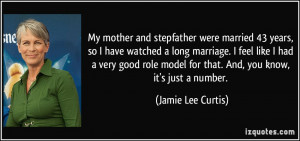 ... role model for that. And, you know, it's just a number. - Jamie Lee