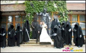 Lord of the Rings wedding party