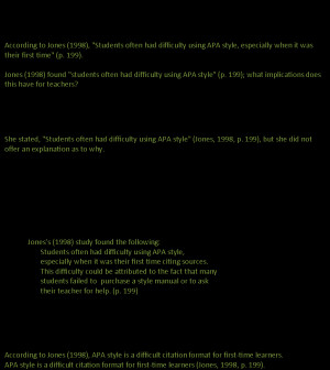 In Text Citation Examples For Websites