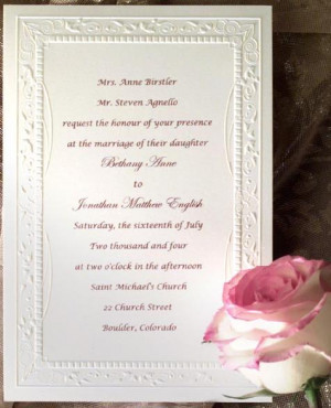 ... images gallery related to Romantic Casual Wedding Invitation Wording