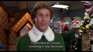 christmas, elf, funny, green, smiling, will ferrell