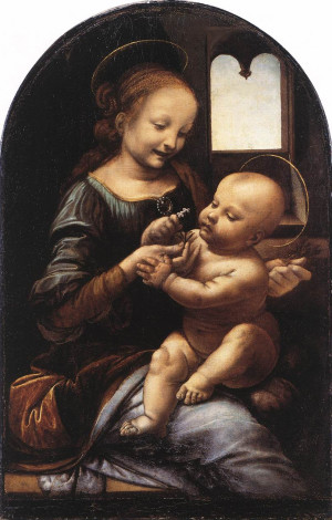 Benois Madonna - by Leonardo da Vinci