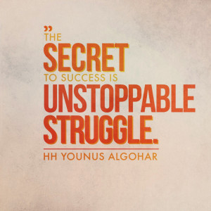 Quote of the Day: The Secret to Success...