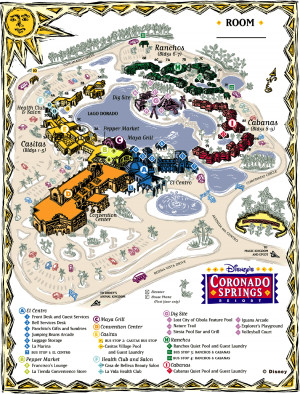 Click here for Disney's Coronado Springs Resort Map