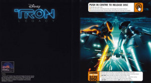 Tron Legacy 2010 R4 Back Blu Ray Cover