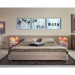 Inspirational Dance In The Rain Canvas Quote - Unique Wedding Gift - B ...