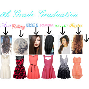 fashion graduation outfit 6th grade graduation created by ...