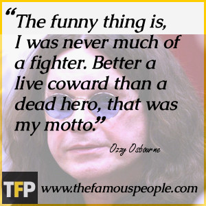 Ozzy Osbourne Funny Quotes