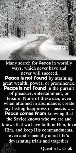 Lasting peace... #LiveitLoveitShareit