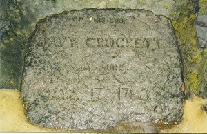 Marker at the actual birthplace