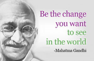 Quote) Mahatma Gandhi