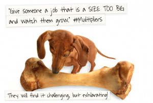 On growing your organization.