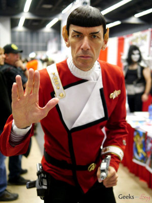 Fantastic Spock Cosplay at Montreal Comic Con 2014