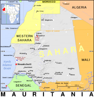 MR-world-country-map Mauritania country map