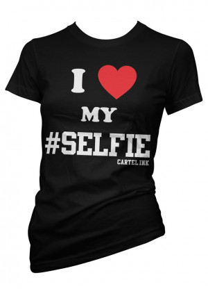 Love My #Selfie by Cartel Ink - (Black)