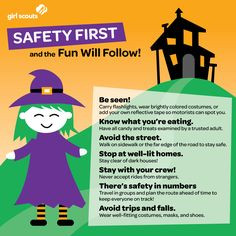 ... safety comes first when Trick-or-Treating and then the FUN will most