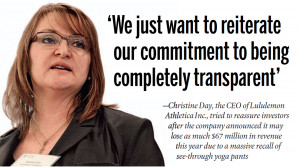 Best quote of the month? Lululemon CEO promises ‘transparency’