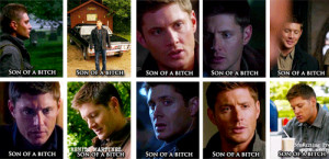 quote supernatural my stuff dean winchester Jensen Ackles spn son of a ...