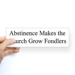 view larger color abstinence bumper sticker abstinence makes the ...
