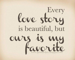 Do you have a great love story? I love hearing about them!!