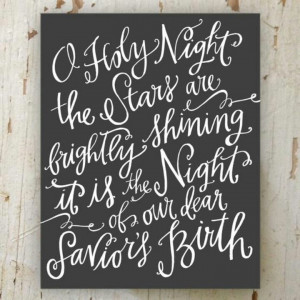 Holy Night http://lindsayletters.com/collections/holiday-canvas ...