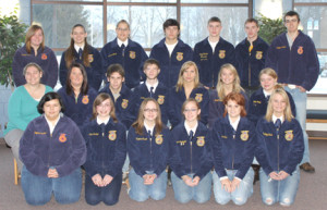 van buren tech center ffa morning students are shown front row from ...