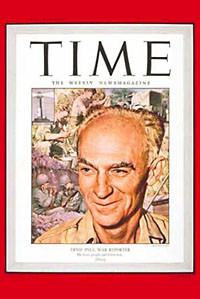 On April 18, 1945, Pulitzer Prize winning war correspondent Ernie Pyle ...