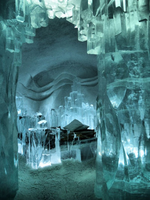 Ice Hotel....I know I know. I may freeze. But it would be an awesome ...