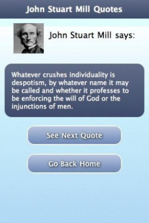 View bigger - John Stuart Mill Quotes for Android screenshot